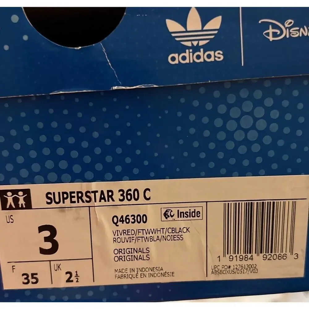 NIB❤️Adidas Originals Superstar 360 big kids Sneaker shoes sz3